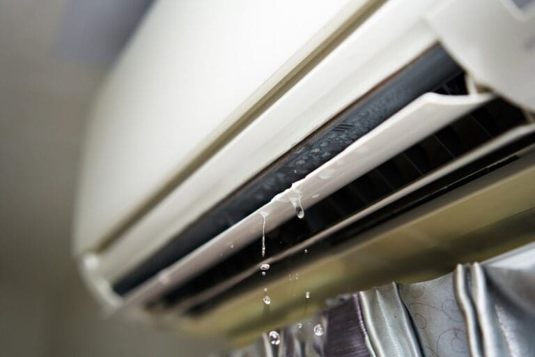 leaking water from air conditioner