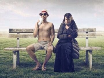 Hot & Cold a couple clearly has different settings