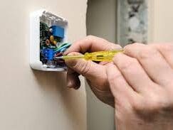installation of new thermostat