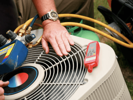 hvac maintenance work